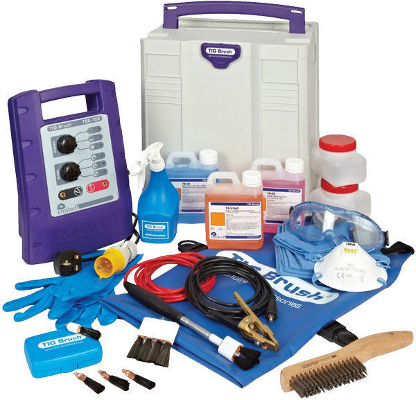 Kit professionale di decappaggio saldature con TIG Brush® TBE-700